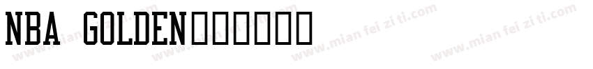 NBA Golden字体转换